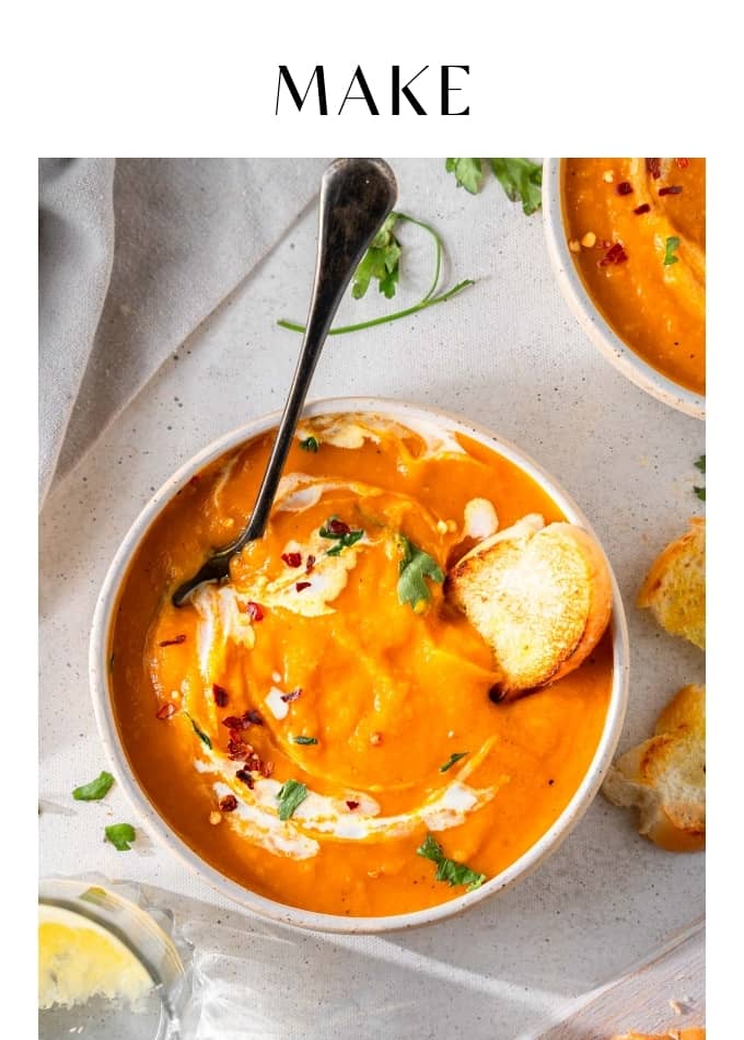 Make Butternut Squash Carrot Soup