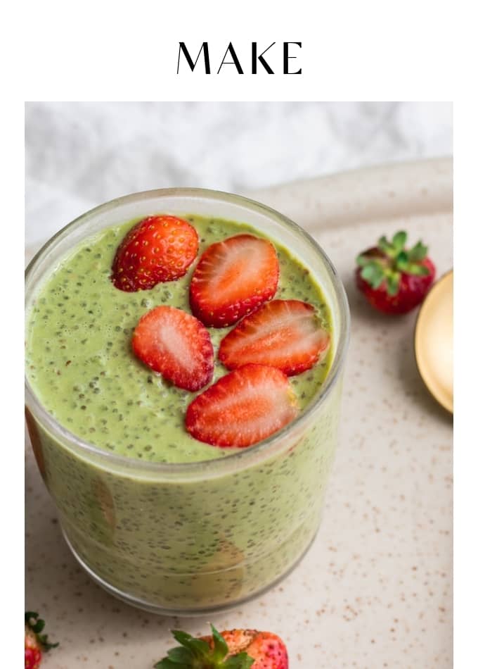 Make Matcha Chia Pudding