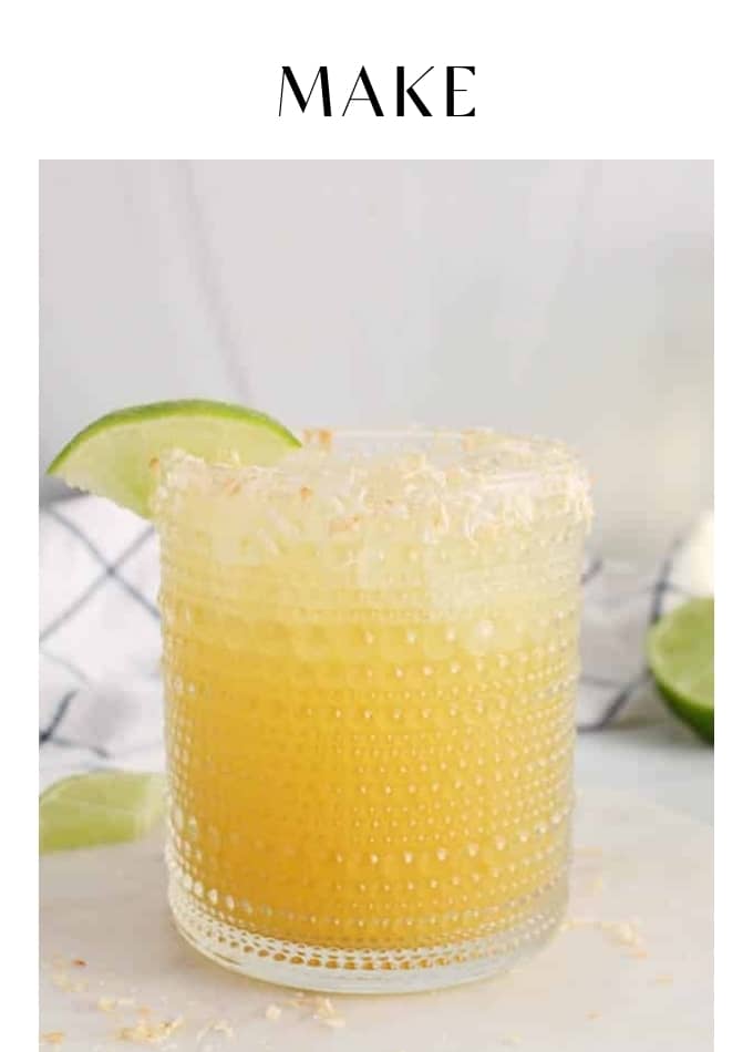 Make Pineapple Coconut Water Mocktail