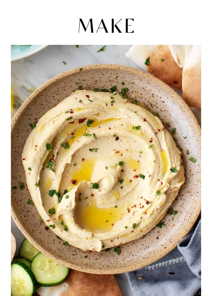 Make Homemade Hummus