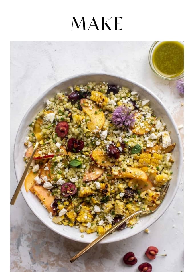 Make Summer Stone Fruit Couscous Salad