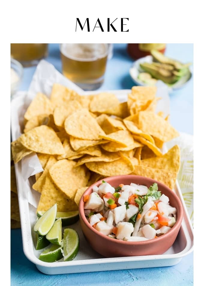 Make Tilapia Ceviche 
