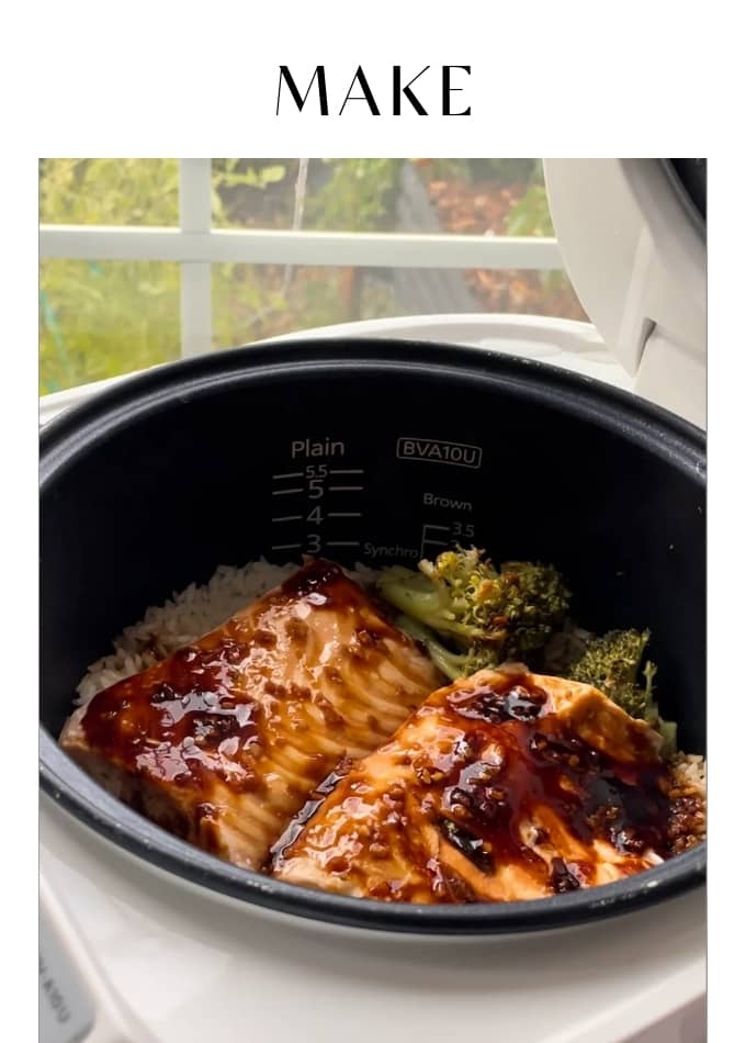 Make Teriyaki Salmon Bowl