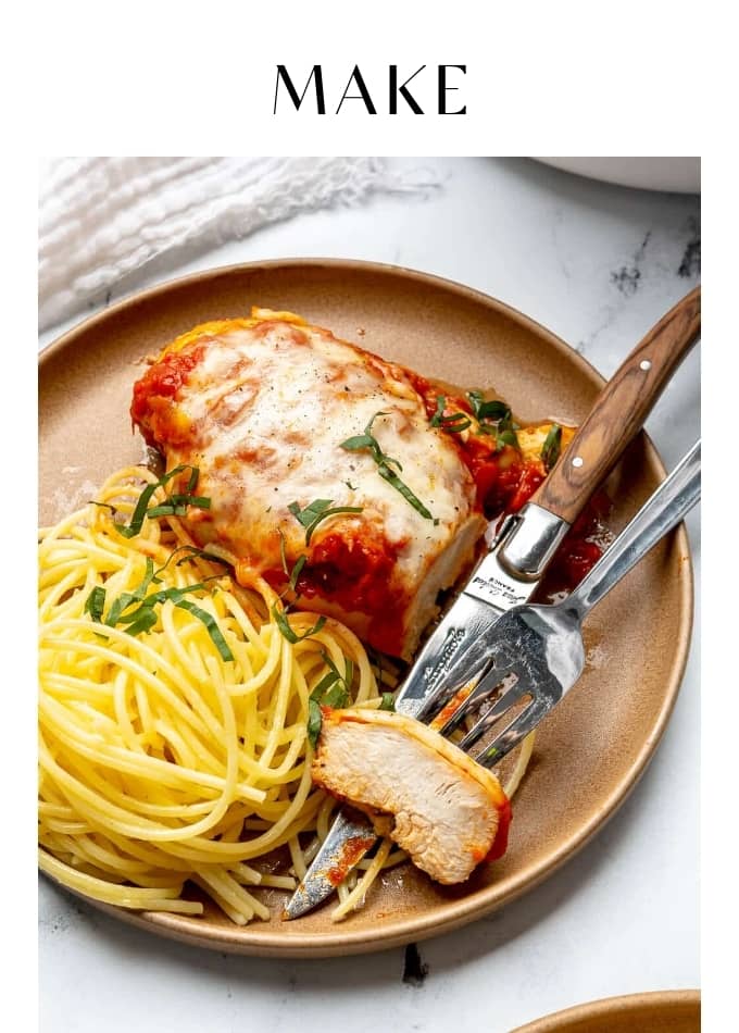 Make Baked Chicken Marinara