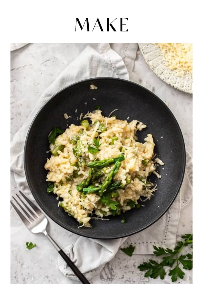 Instant Pot Asparagus Risotto