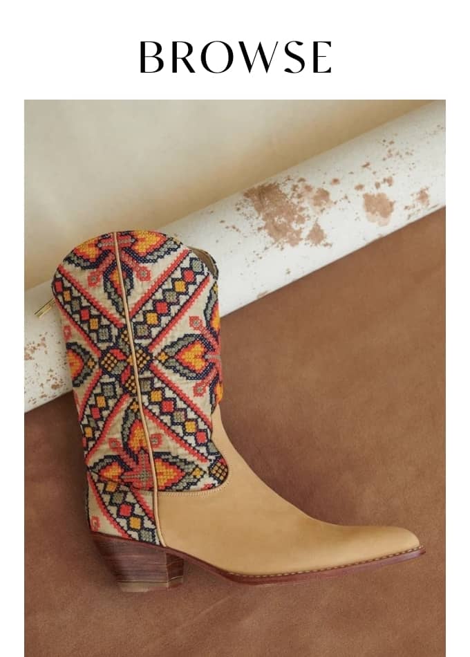Browse Sustainable Cowgirl Boots For Fall