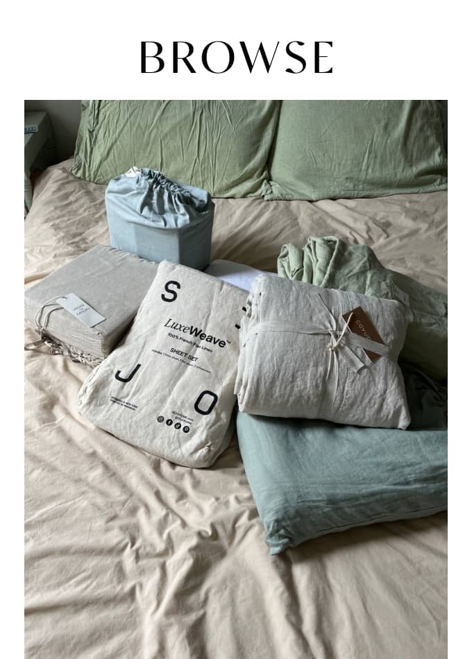 Browse Affordable Linen Sheets