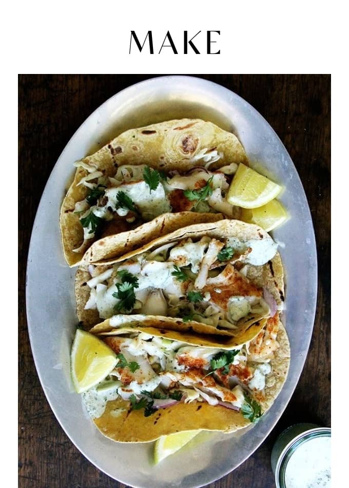 Make Skillet Grilled Fish Tacos