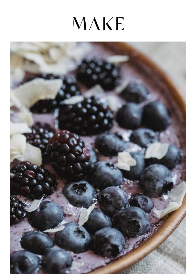Make Blueberry Chia Pudding