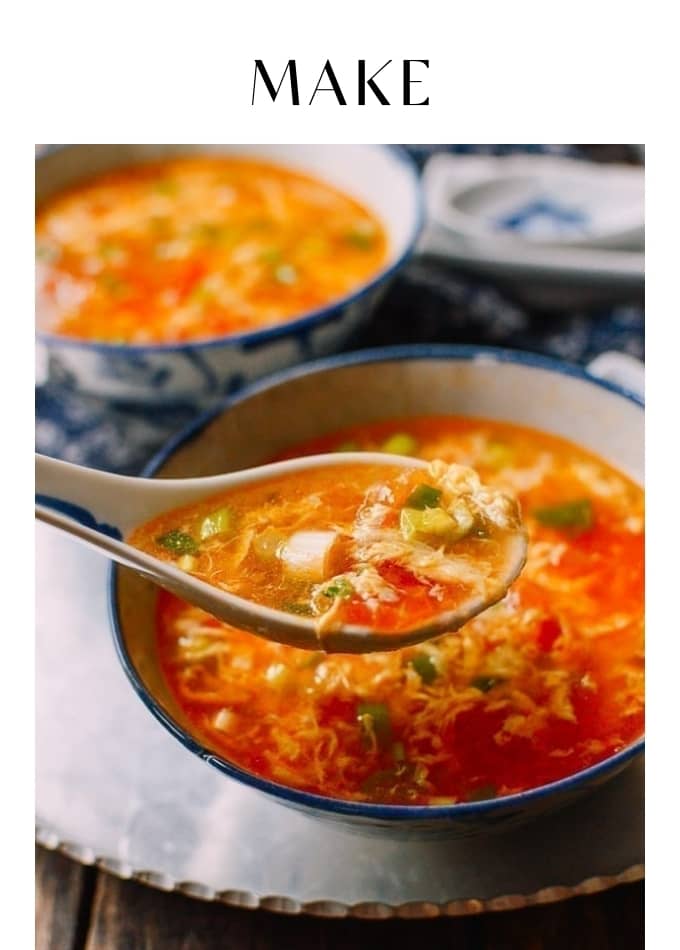 Make Tomato Egg Drop Soup