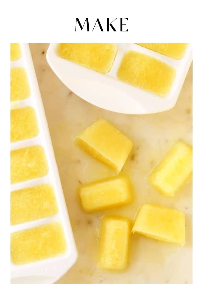Make Lemon Cubes