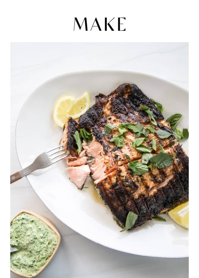 Make Salmon With Green Sauce