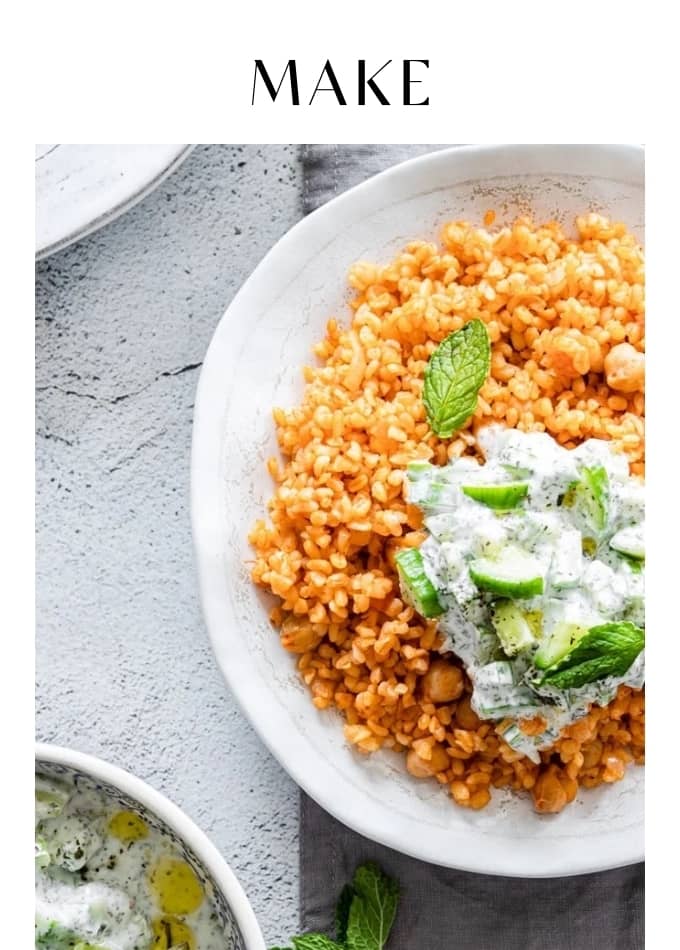 Make Bulgur Pilaf (Turkish Recipe)