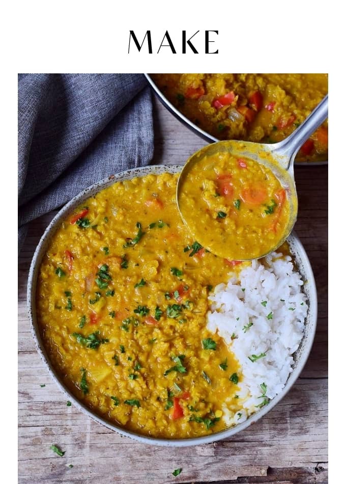 Make Red Lentil Dahl