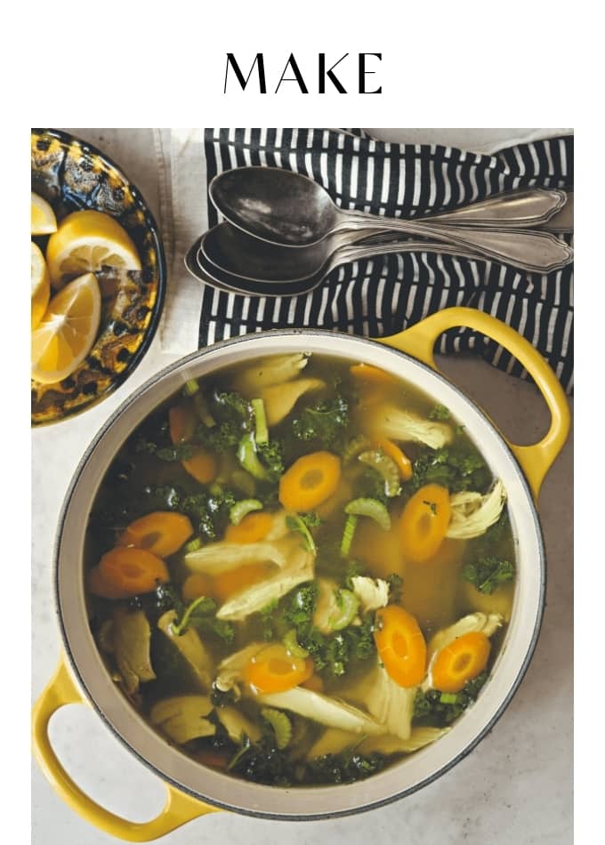 Make Golden Chicken Soup