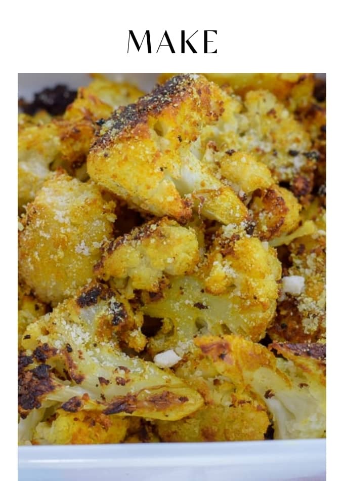Make Crispy Tumeric Baked Cauliflower
