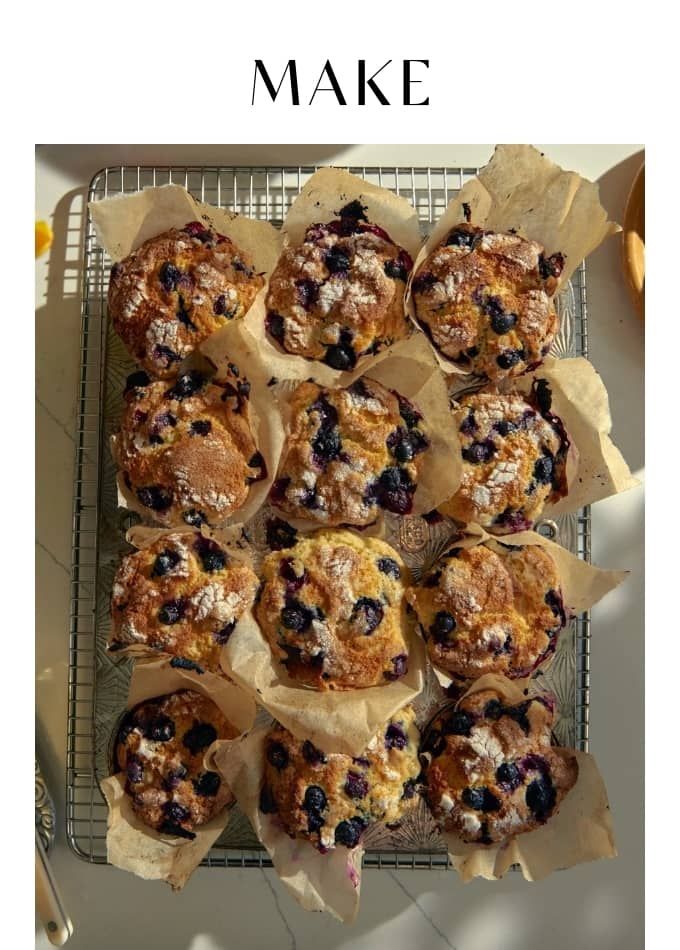 Make Blueberry Muffins