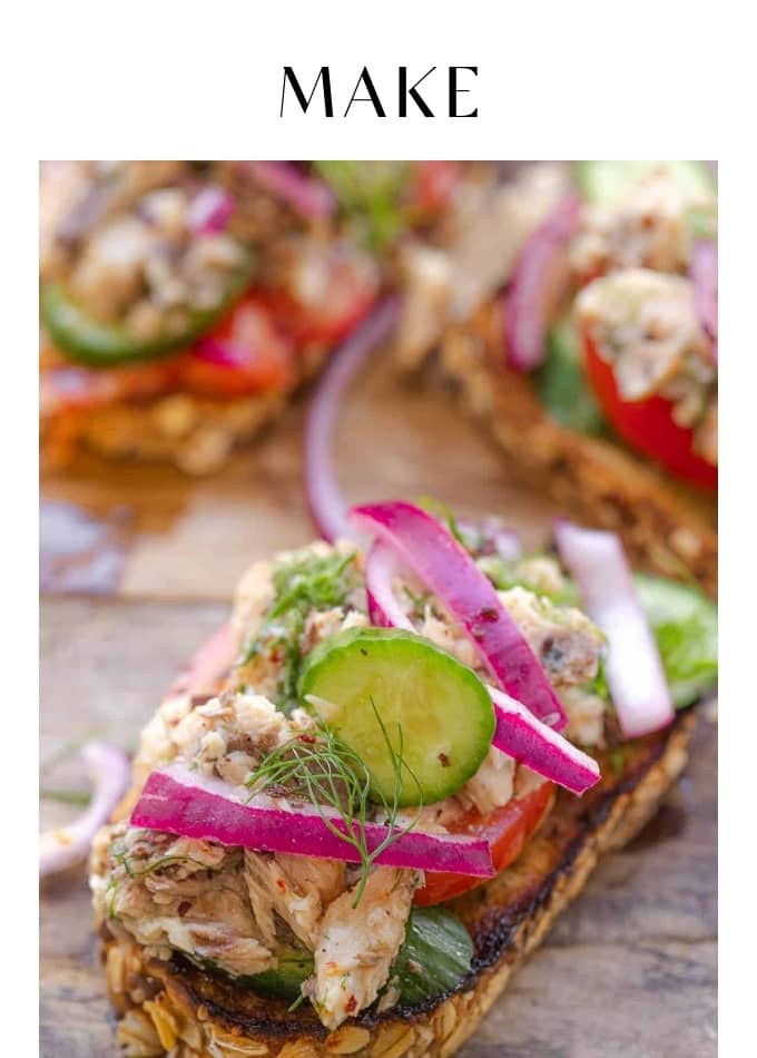 Make Sardine Toast with Pickled Sumac Onions and Chermoula