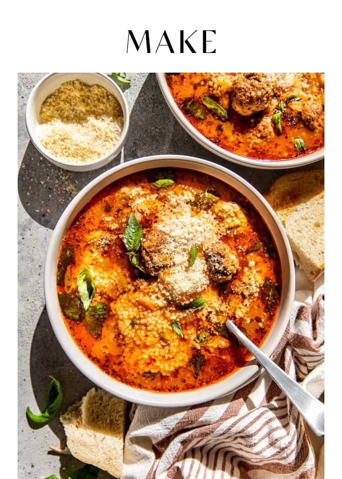 Make Italian Meatball Soup