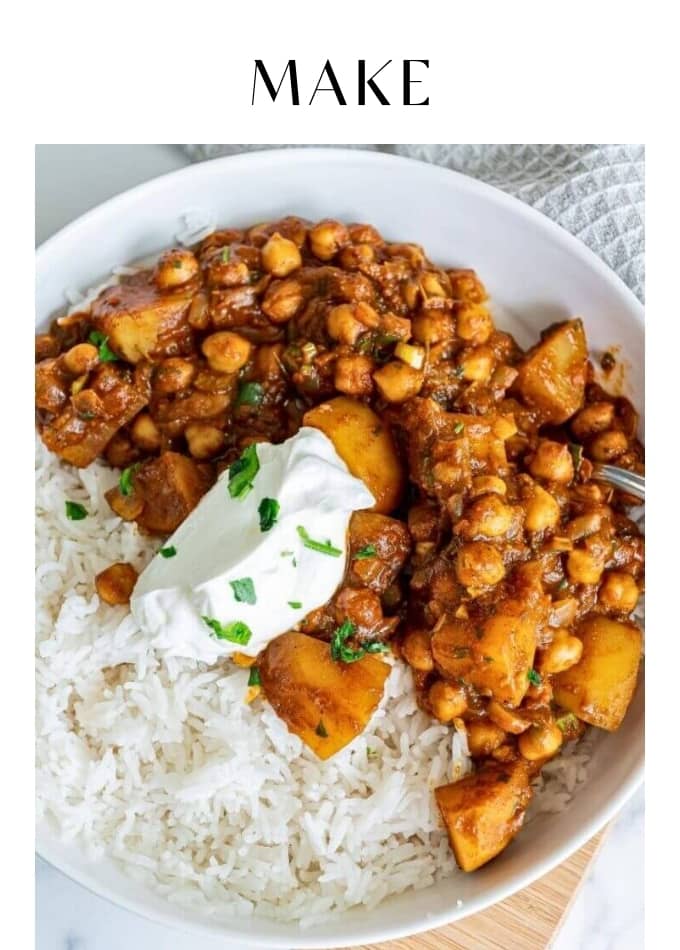 Make Chickpea and Potato Curry