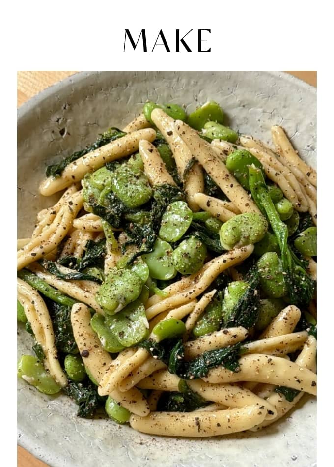 Make Fresh Fava And Spinach Pasta
