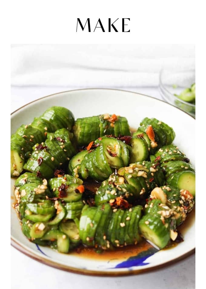 Make Spicy Asian Cucumber Salad