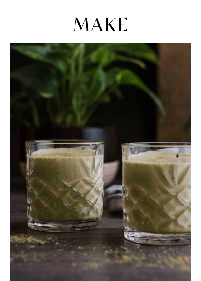 Make Matcha Protein Shake