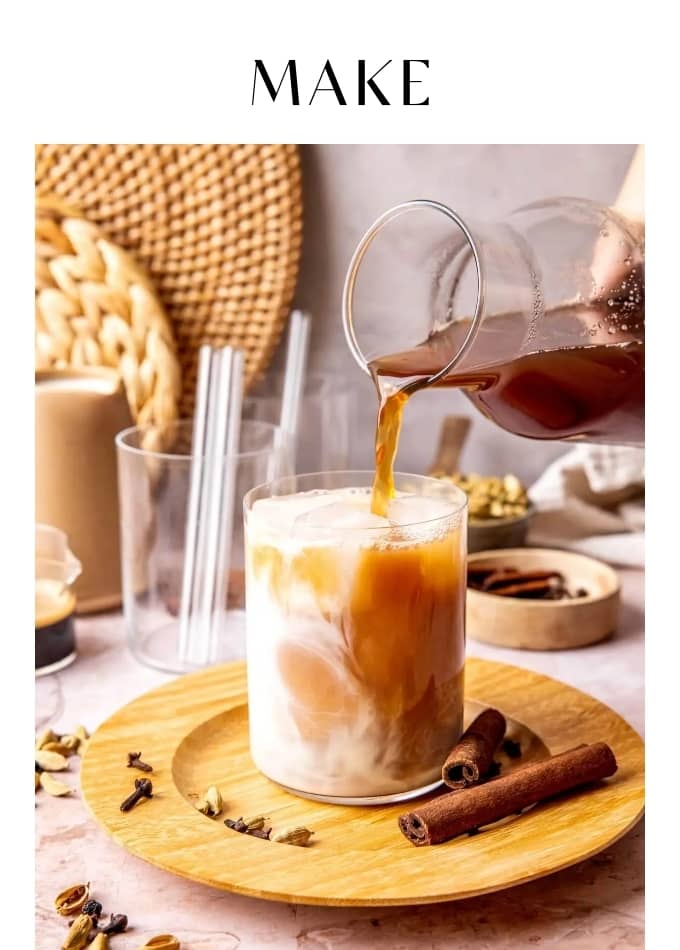Make spiced chai concentrate