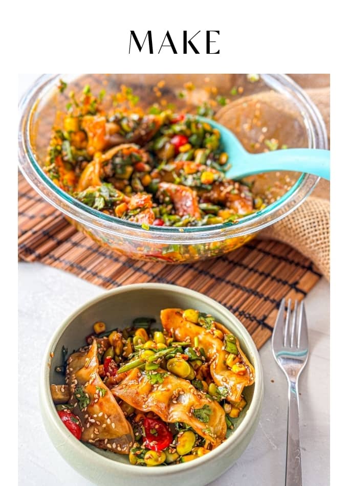 Make Vegan Dumpling Salad