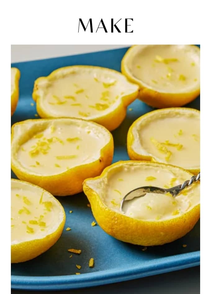 Make Lemon Possets