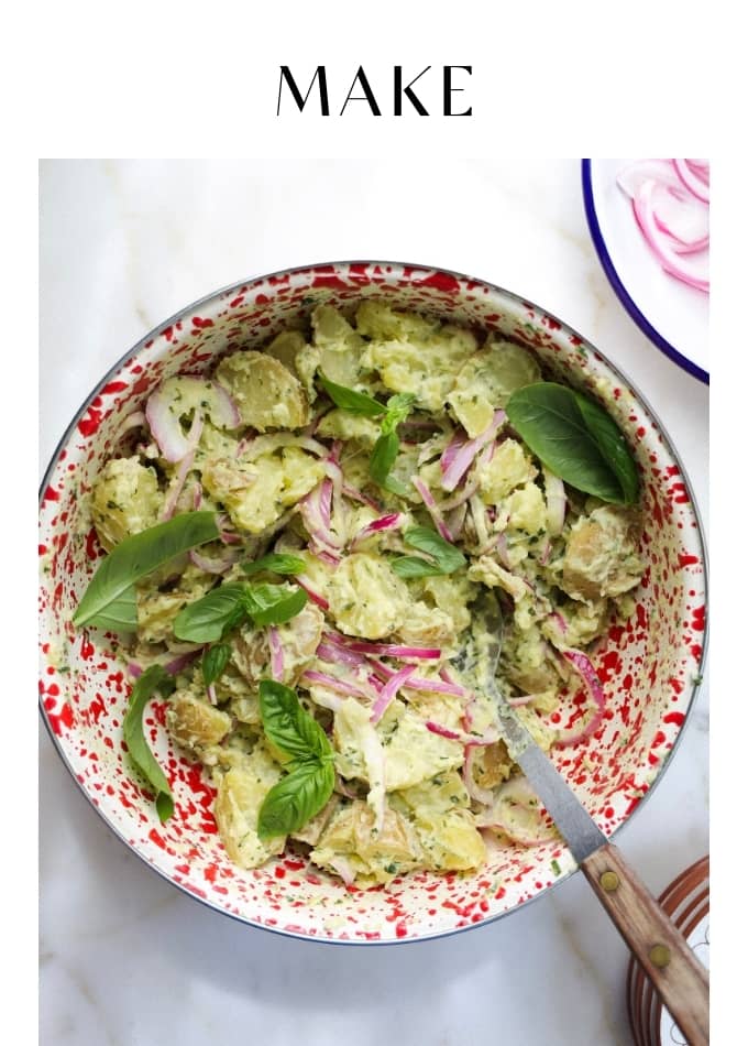 Make Basil Potato Salad