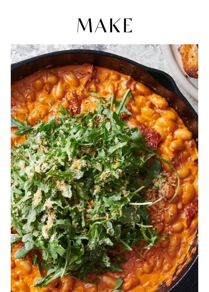Make Creamy Spicy Tomato Greens and Beans