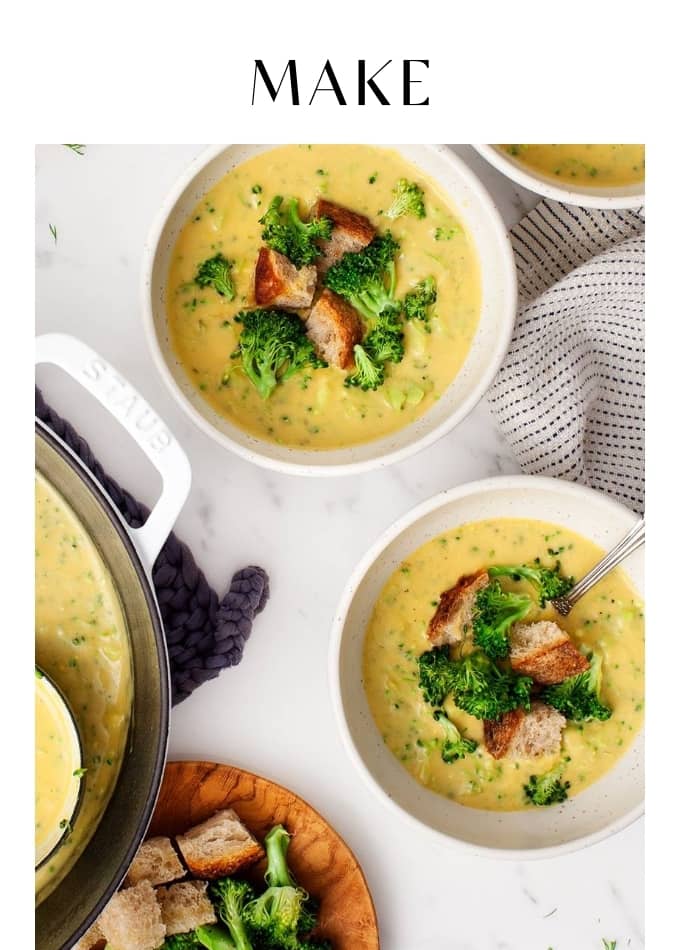 Make Vegan Broccoli Soup