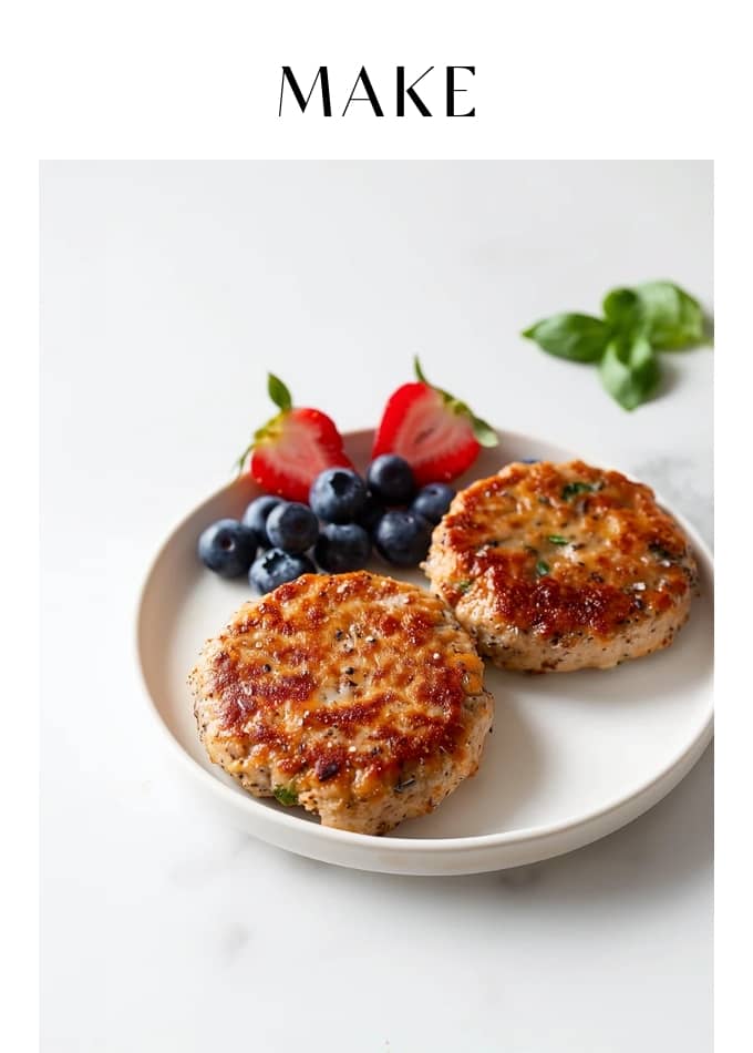 Make Savory Turkey Breakfast Patties