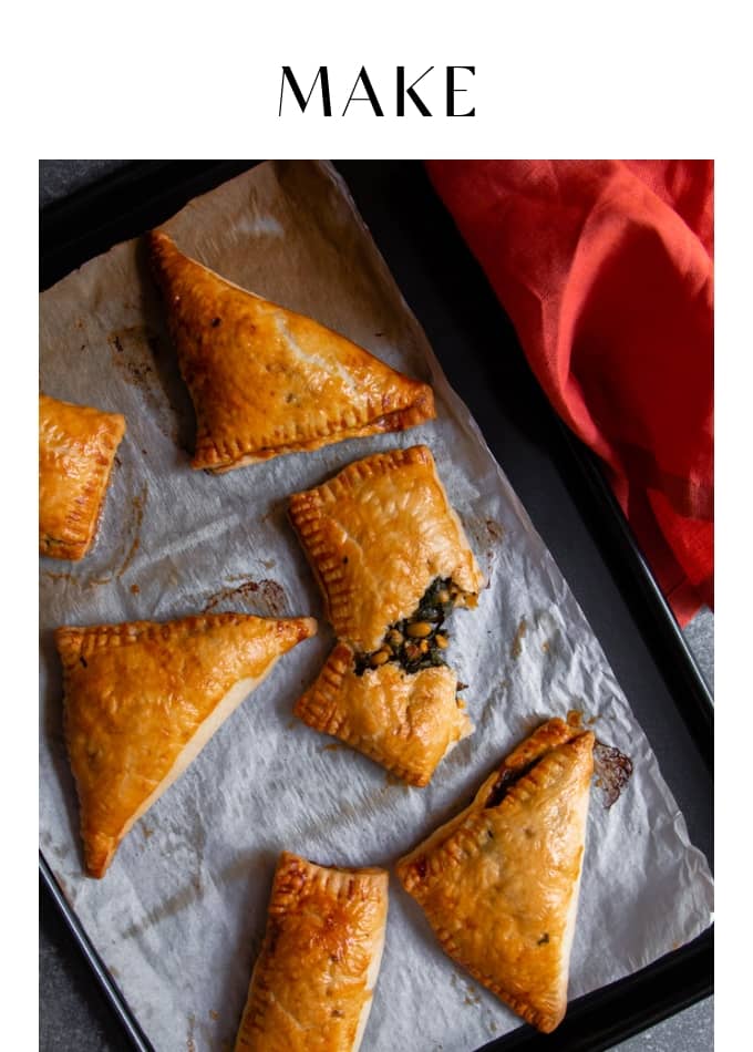 Make Bakoula, Feta, and Pine Nut Hand Pies