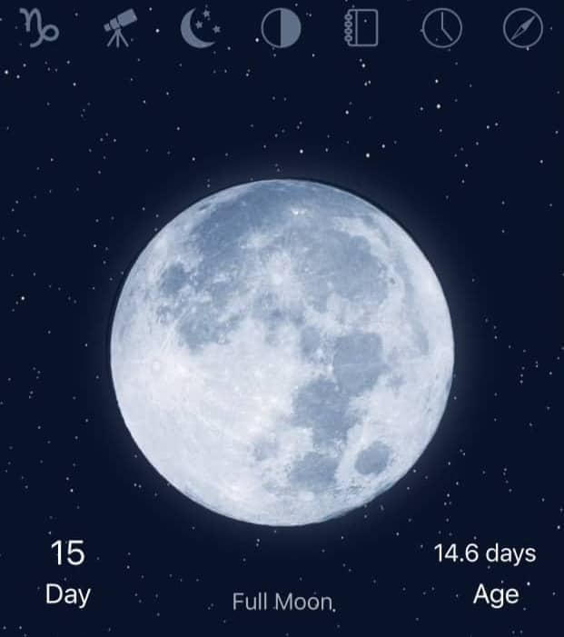 The full moon