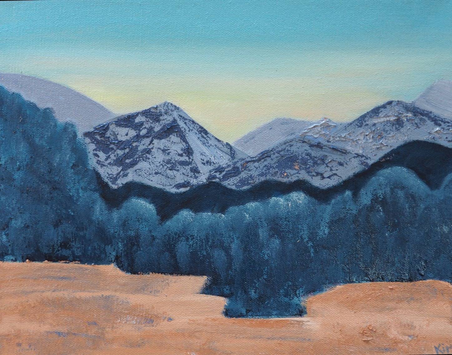 A Peaceful Grove, oil landscape painting by Kim Roberts