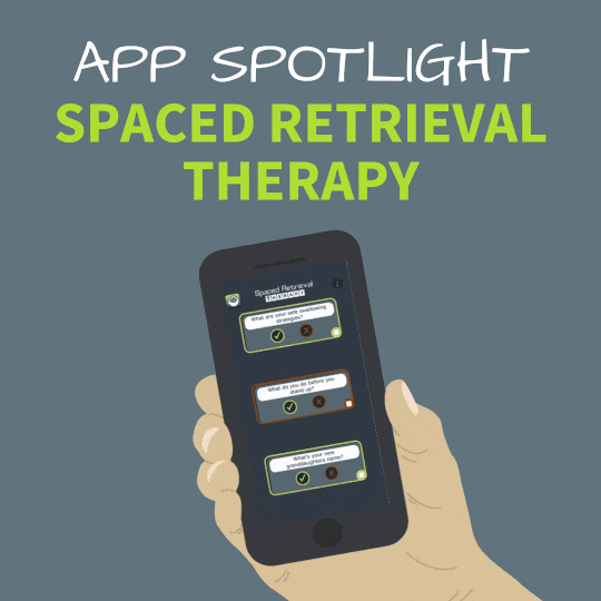 Spaced Retrieval Therapy app