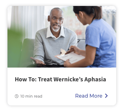 How To Treat Wernicke's Aphasia