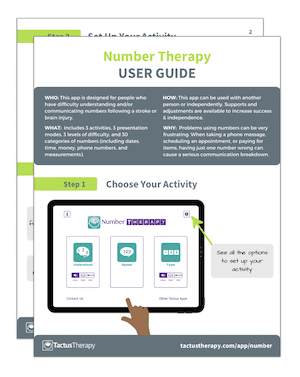 Number Therapy Handout