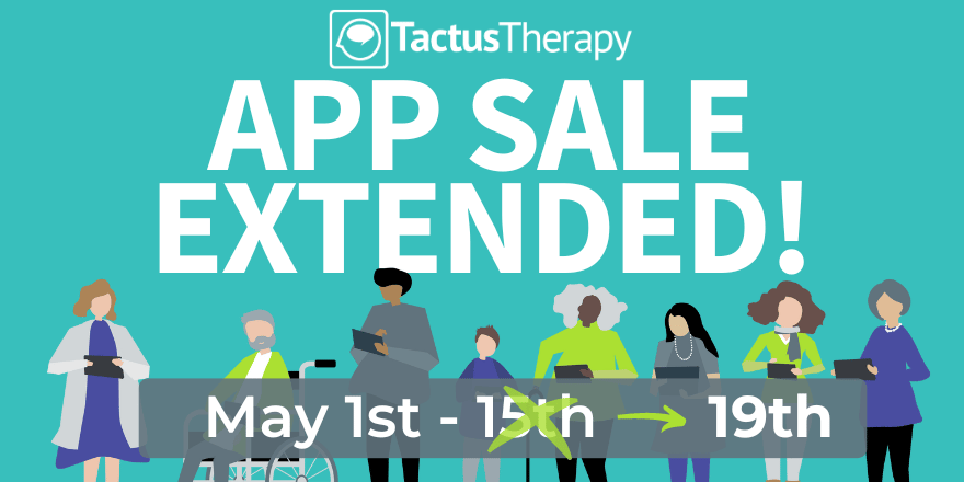 Tactus Therapy App Sale May 1-20