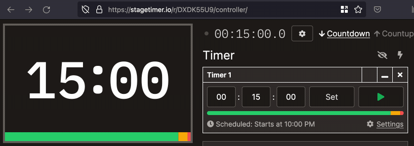 This checkbox shows the name of timers in the viewer window