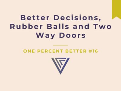 One Percent Better Cover