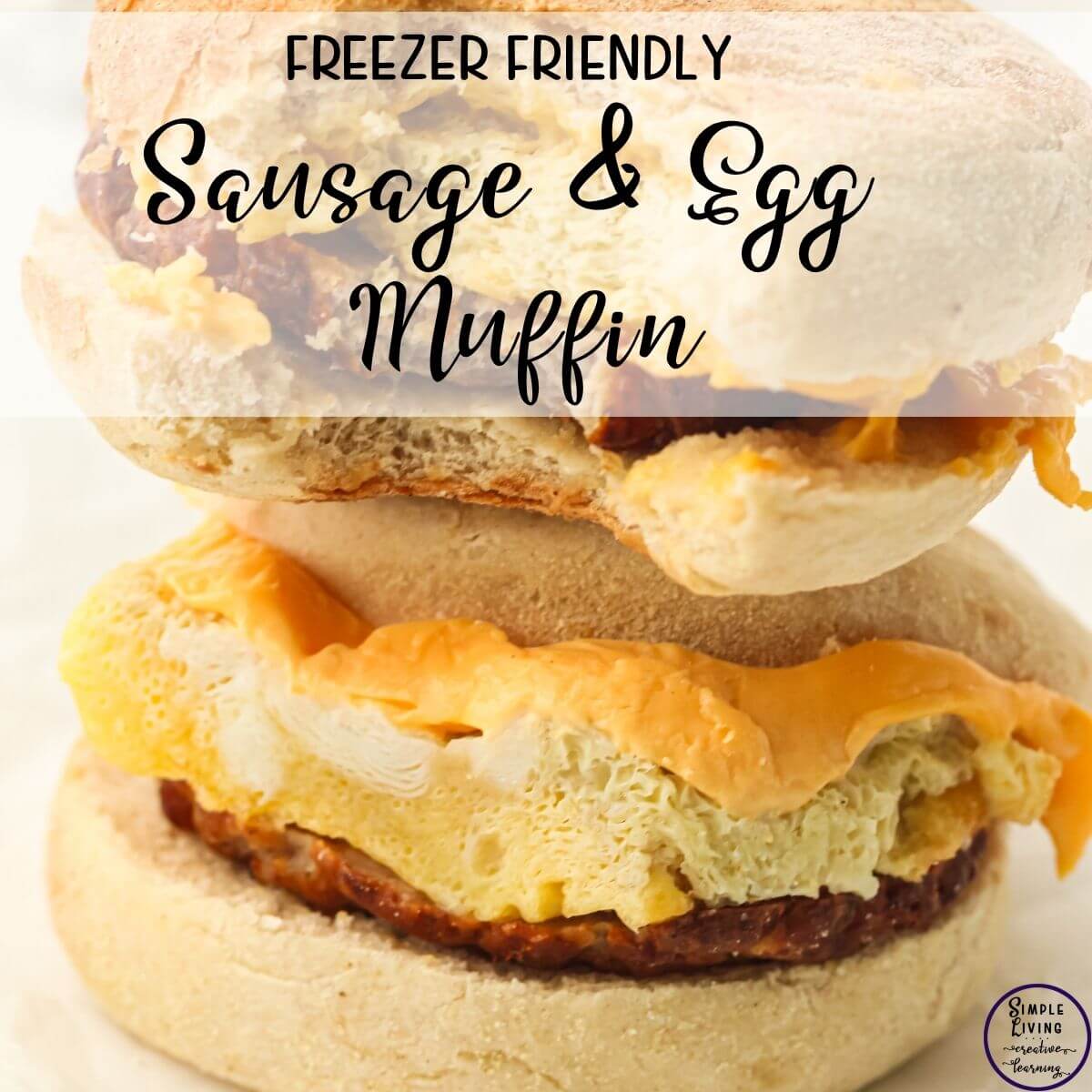 Freezer Friendly Sausage and Egg Muffin