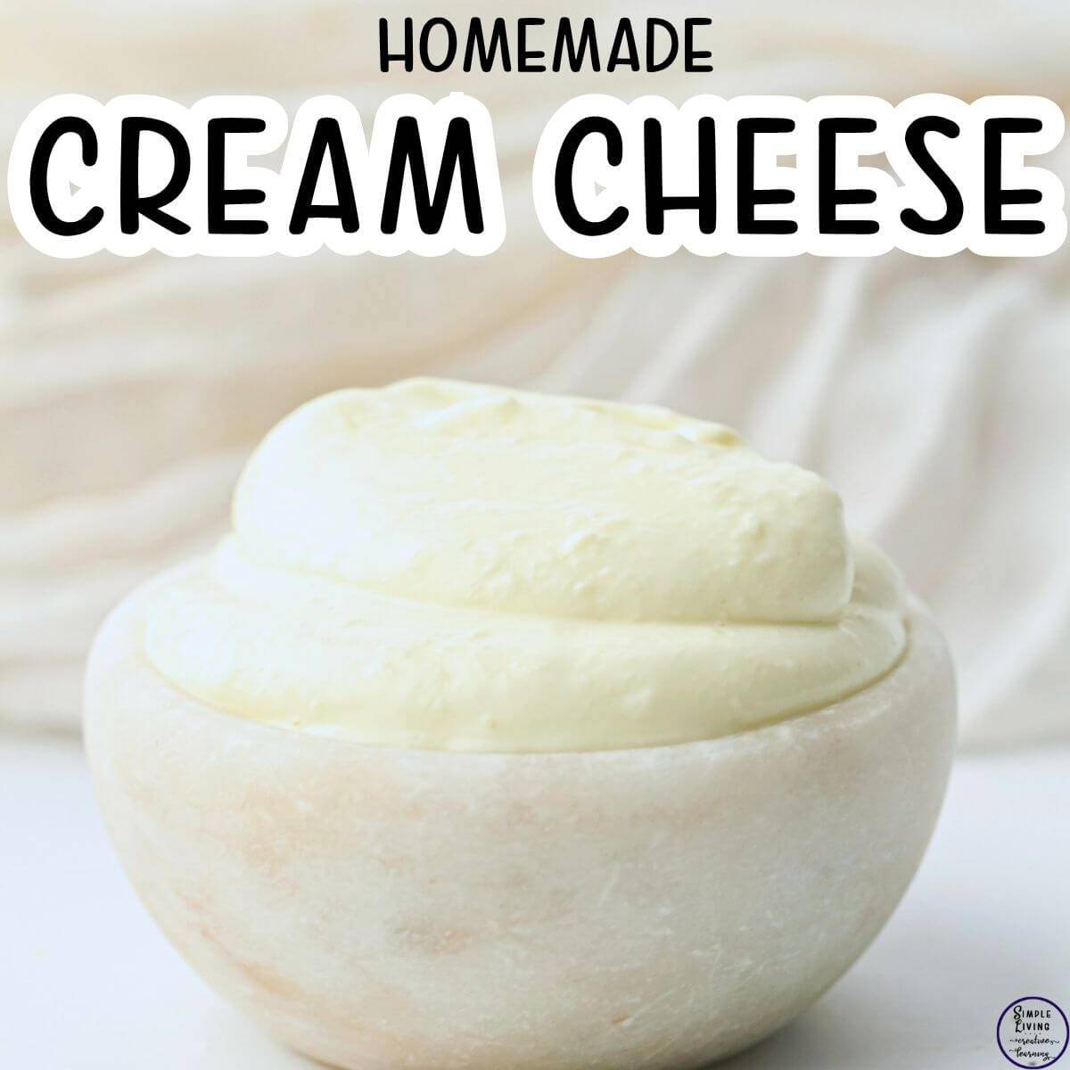 Homemade Cream Cheese Recipe