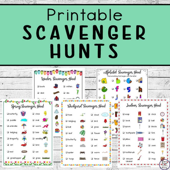 Printable Scavenger Hunts