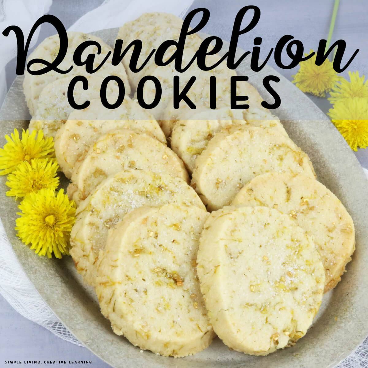 Dandelion Cookies
