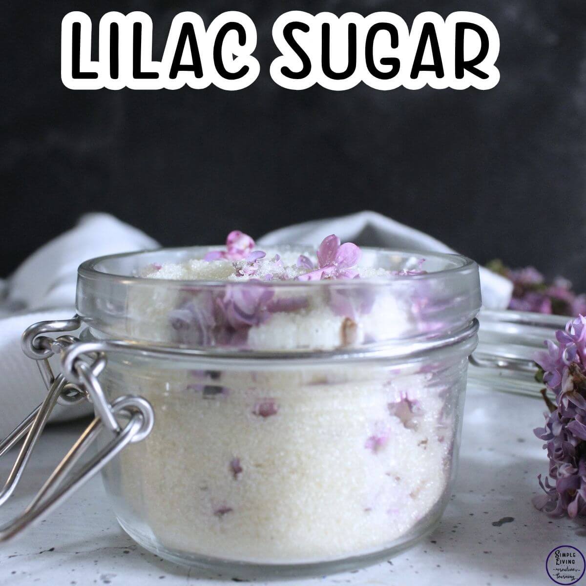 Homemade Lilac Sugar