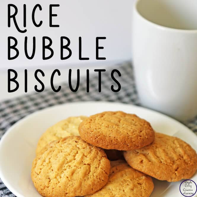 Rice Bubble Biscuits