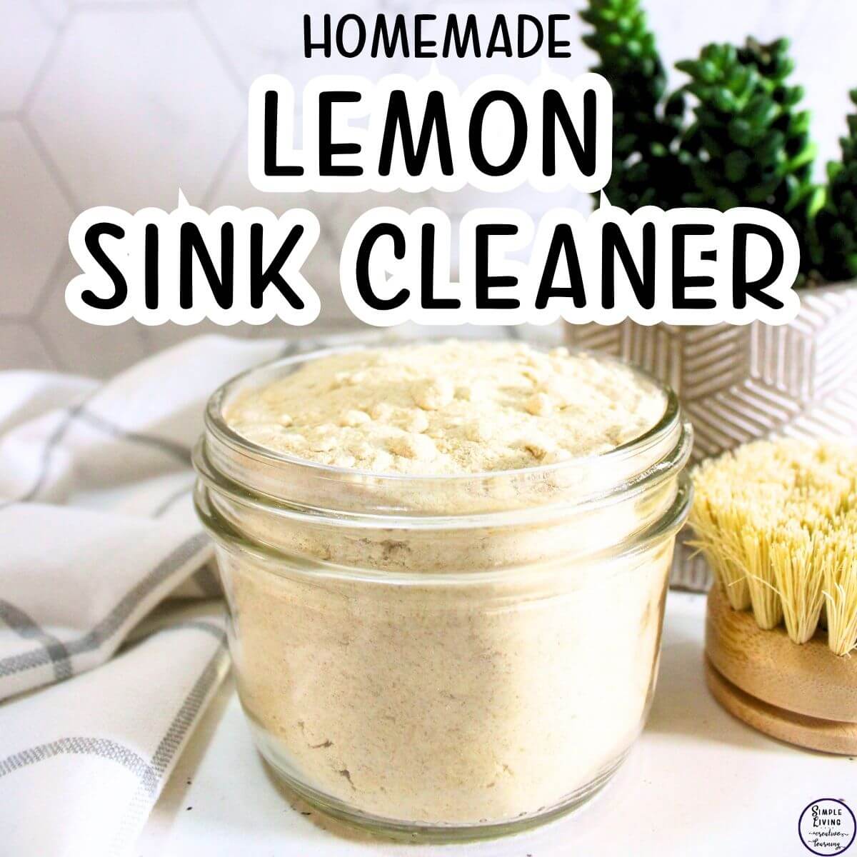 Homemade Lemon Sink Cleaner